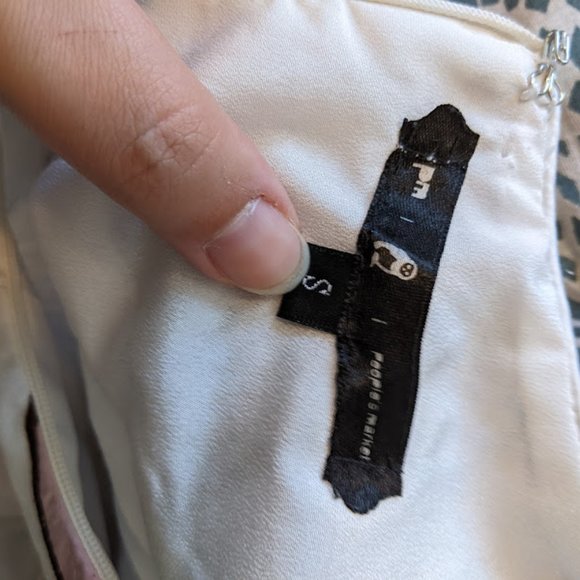 People's Market White Dress with Large Owl Size S - Picture 3 of 11